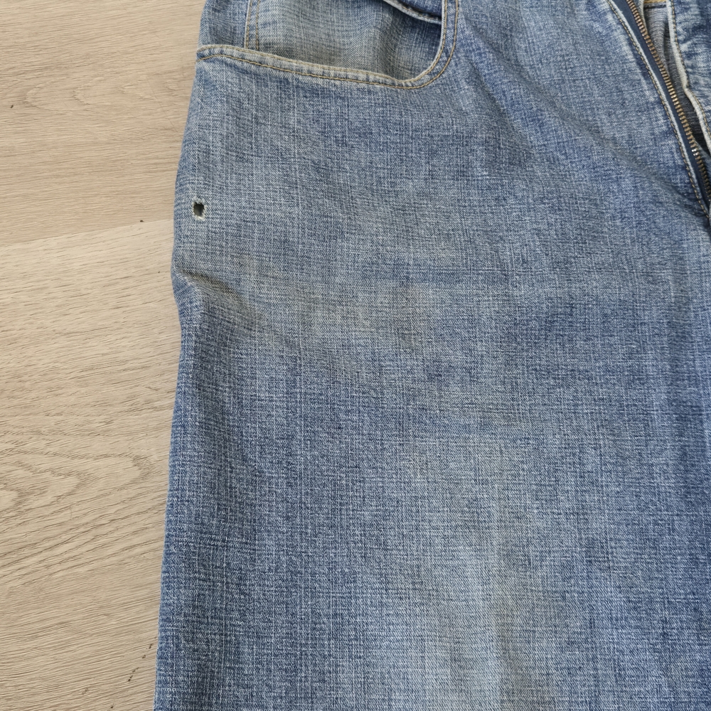 Machine Blue Relaxed Fit Jeans with Distressed Look - Picture 3 of 5
